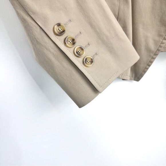 Dolce & Gabbana Tan Single Button Blazer with Shawl Collar Sz 48 Euro - Picture 4 of 16